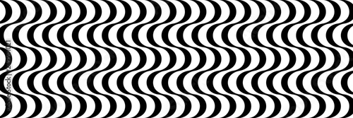 Widescreen wavy hypnotic background. The illusion of movement. Abstract hypnotic format.