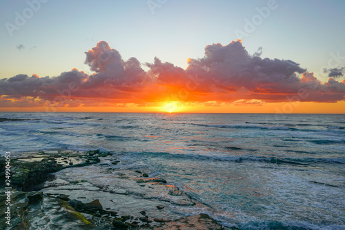 Beautiful Sunset in La Jolla  California 