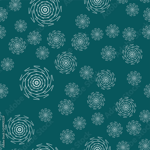 Mandala seamless pattern on a colored background