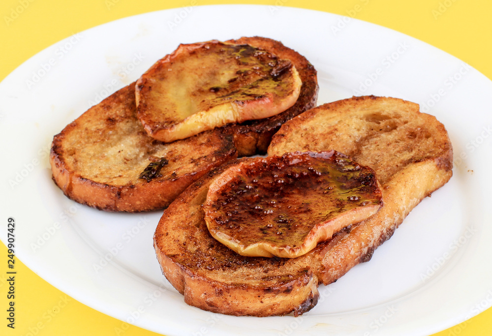 Candied Apple on Cinnamon Toast Candied Apple on Cinnamon Toast
