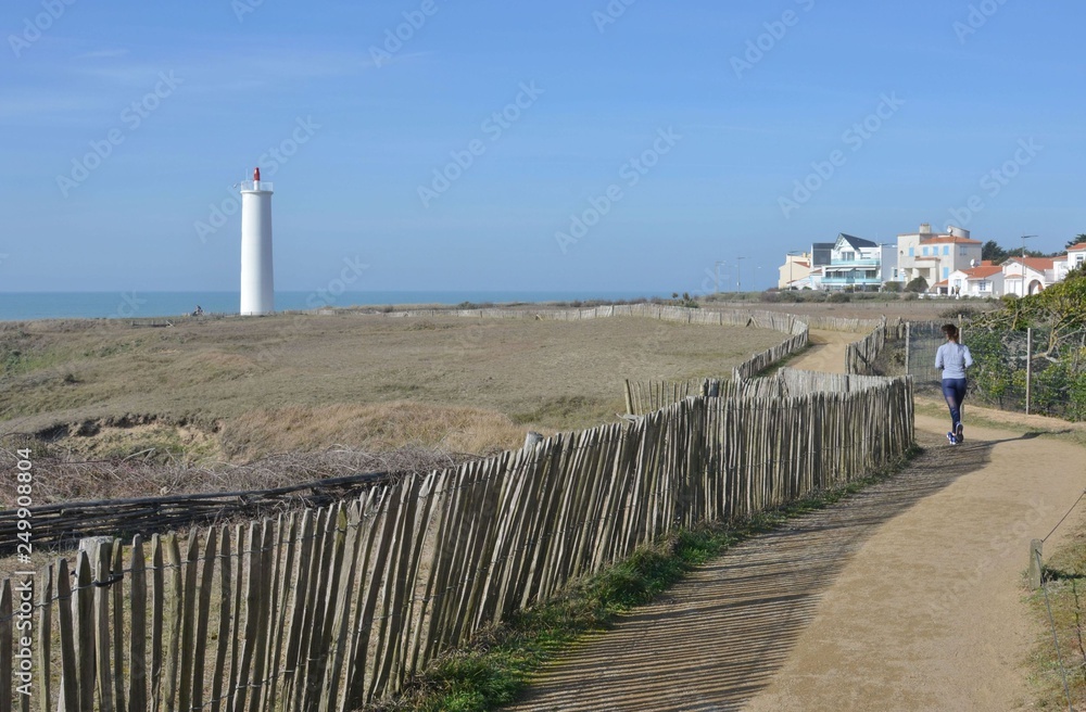 Obraz premium Phare de St-Hilaire de Riez, Vendée, France