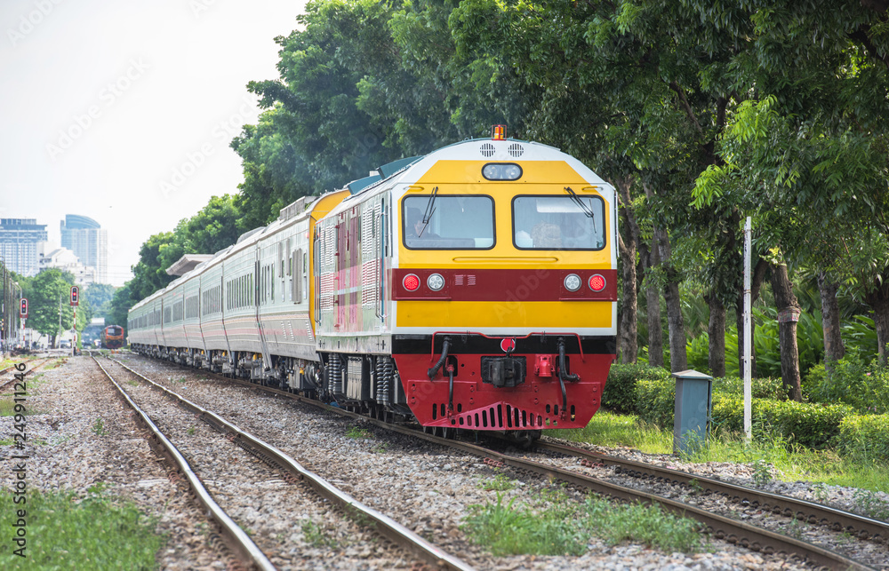State Railway of Thailand New passenger car series special train State Railway of Thailand New passenger car series special train