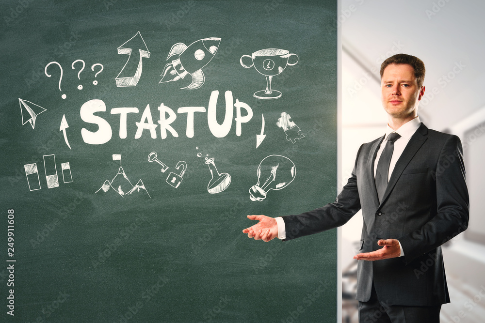 Start up and presenation concept Start up and presenation concept