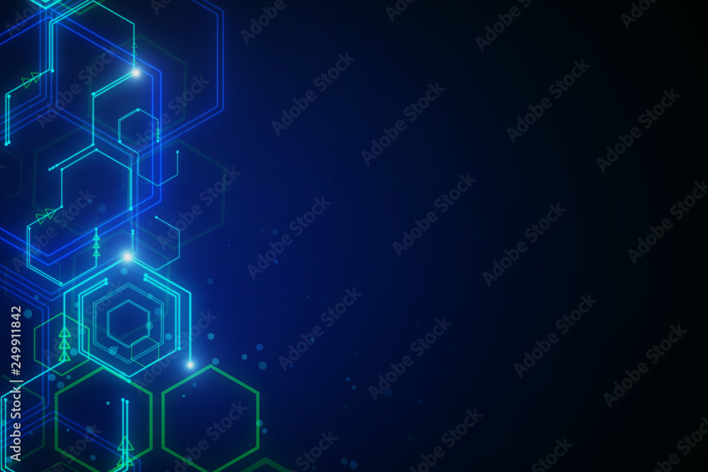 Digital business interface background Digital business interface background