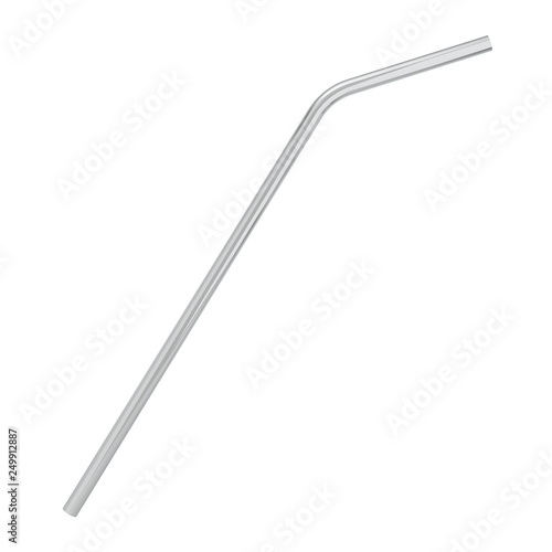 Metal straw to use instead of plastic one photo