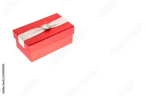  Gift box on white background