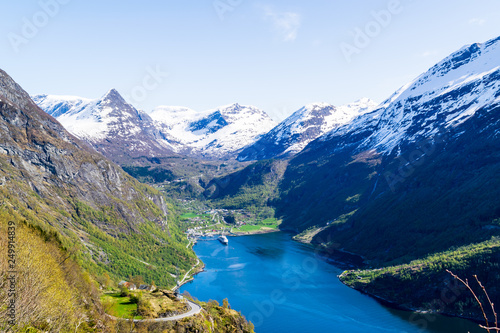 Fototapeta Naklejka Na Ścianę i Meble -  geirangerfjord