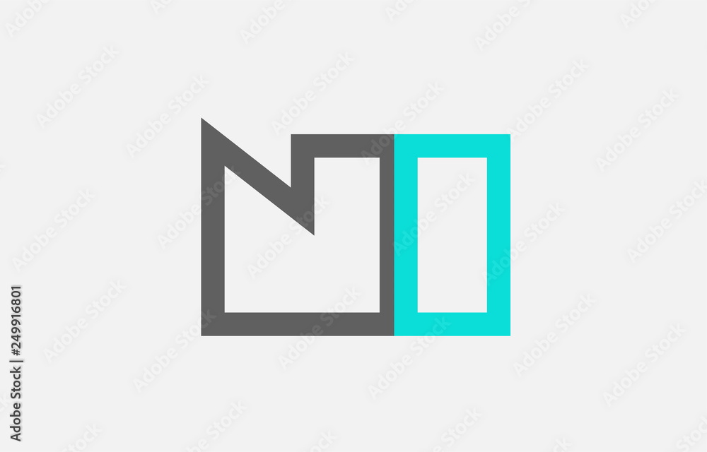 blue grey alphabet letter ni n i combination for logo icon design blue grey alphabet letter ni n i combination for logo icon design