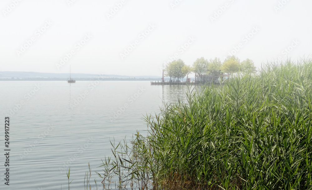 Lake Balaton in summer time, Hungary ( Keszthely )