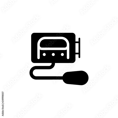 ultrasonic technology outline icon. Signs and symbols can be used for web, logo, mobile app, UI, UX