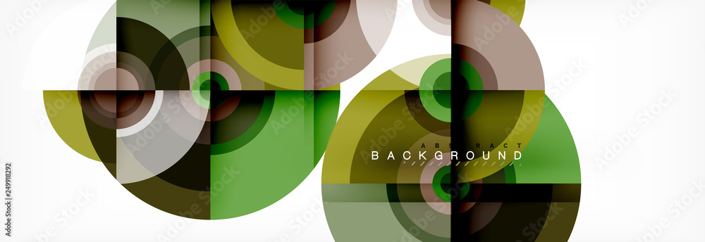 Round shapes vector abstract background. Trendy circle shapes composition vector Round shapes vector abstract background. Trendy circle shapes composition vector