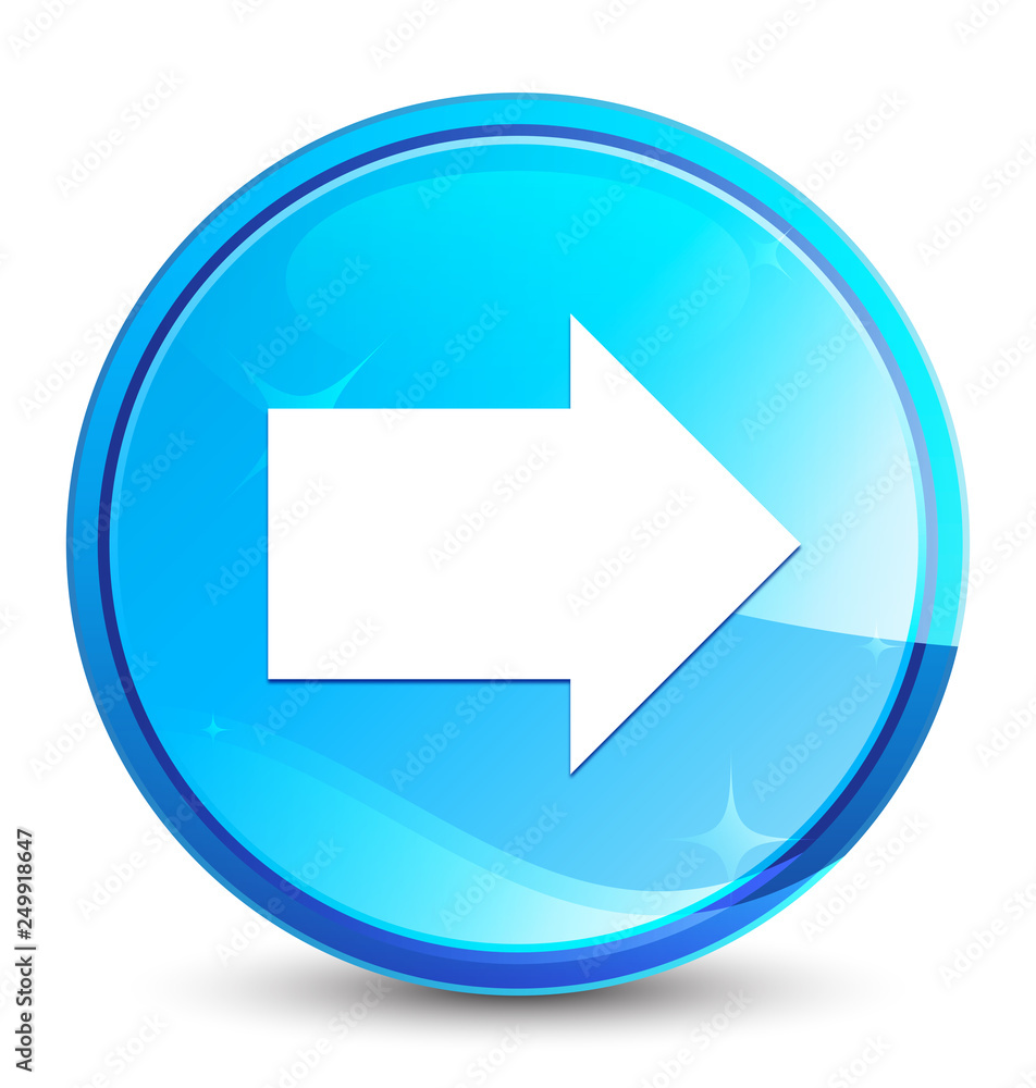 Next arrow icon splash natural blue round button Next arrow icon splash natural blue round button