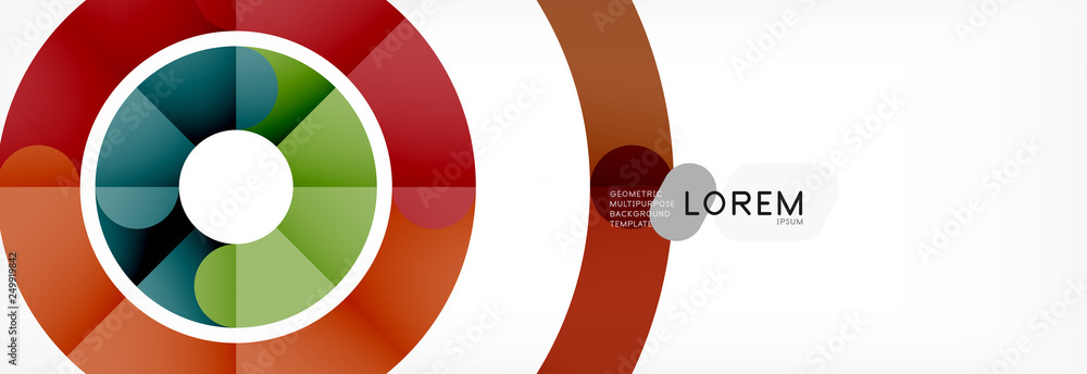 Line design circles abstract background Line design circles abstract background