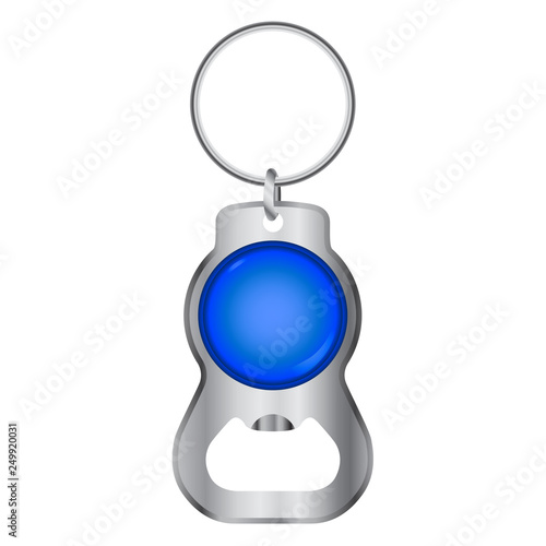 Keychain Key Chain Bottle Opener Vector Illustration Icon Symbol Graphic