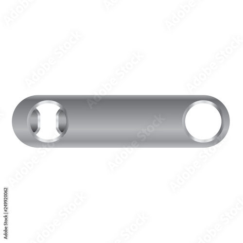 Metal Bottle Opener Vector Illustration Icon Symbol Graphic