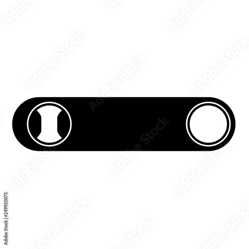 Bottle Opener Vector Illustration Icon Symbol Graphic