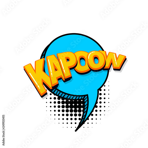 Pop art comic text