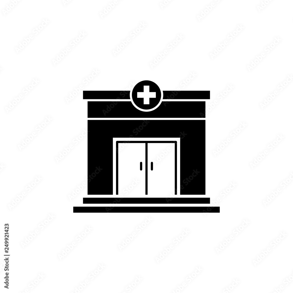 medical hospital outline icon. Signs and symbols can be used for web, logo, mobile app, UI, UX medical hospital outline icon. Signs and symbols can be used for web, logo, mobile app, UI, UX