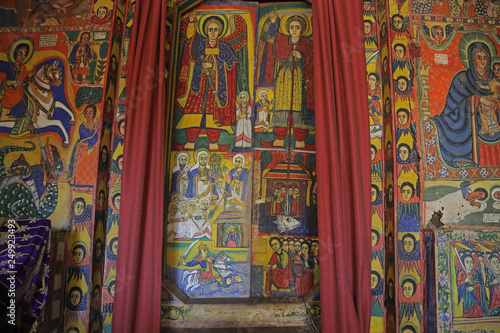 Monasterio Ura Kidane Mehret, Península Zege, Lago Tana, Etiopía photo