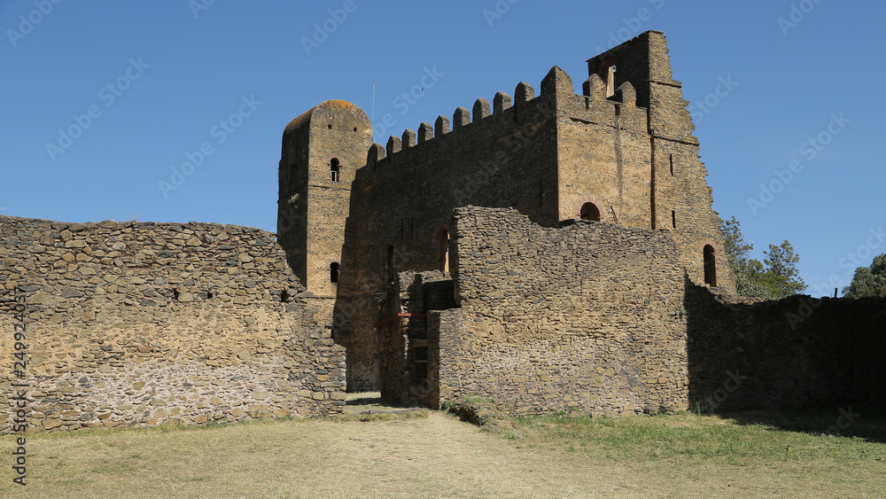 Castillo de Fasilides Alem Seghed, Ciudadela de Fasil Ghebi en Gondar, Etiopía