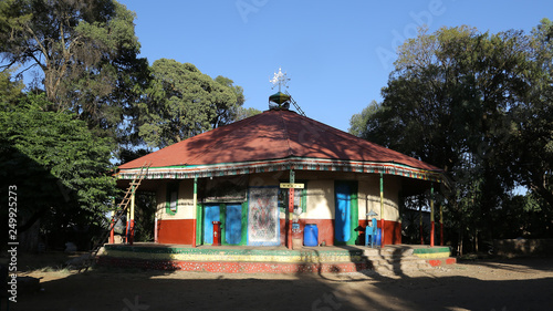 Iglesia Tekla Haimonot en Gondar, Etiopía photo