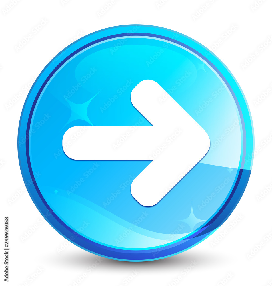 Next arrow icon splash natural blue round button Next arrow icon splash natural blue round button