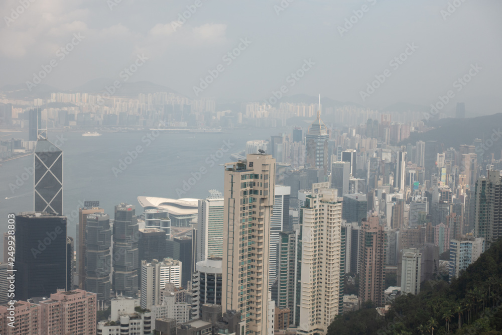 Hong Kong cityscape from Victoria Peak