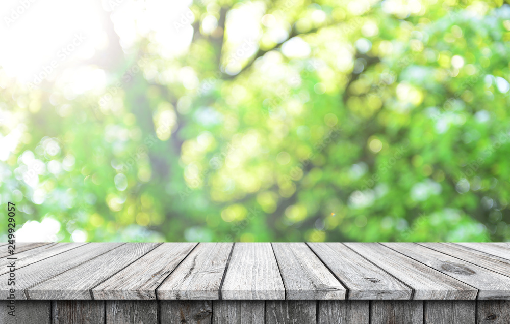Empty wooden table background Empty wooden table background