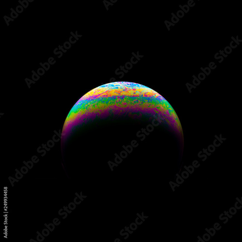 Soap Bubble look like planets