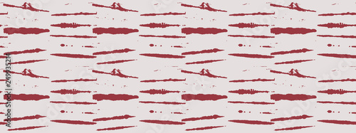 Traditional Japan Tie Dye Ornament Organic Kimono Vector Seamless Pattern. Asian Fashion Fabric Watercolour Batik Print, Wabi Sabi Ikat Geo Texture. Hand Painted Shibori Geometric Seamless Background.