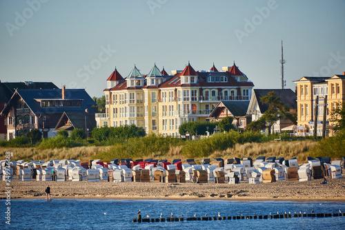 impression of baltic town Seebad Bansin on Usedom photo