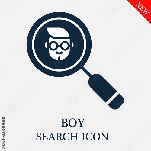 search Boy icon