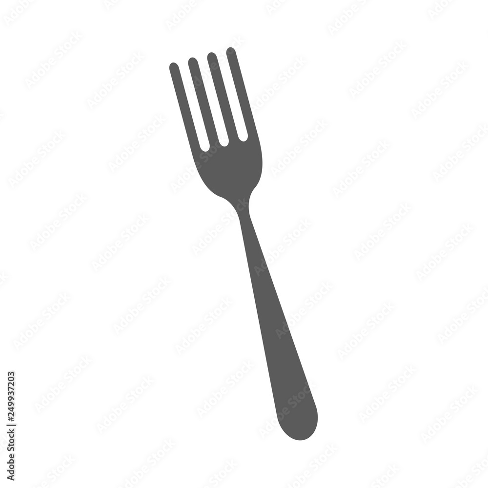 Fork. Logo. Kitchen item. White background. Vector illustration. EPS 10. Fork. Logo. Kitchen item. White background. Vector illustration. EPS 10.