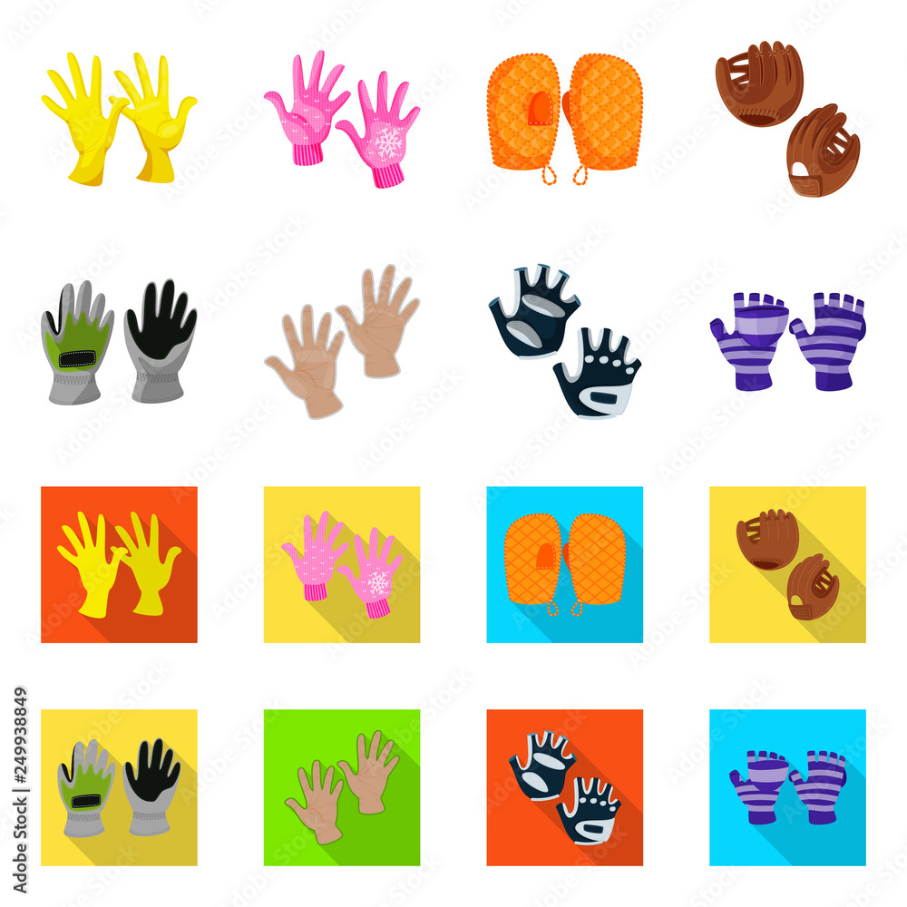Fototapeta premium Vector illustration of silhouette and safety symbol. Collection of silhouette and comfort vector icon for stock.