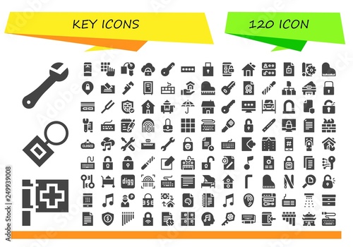 key icon set