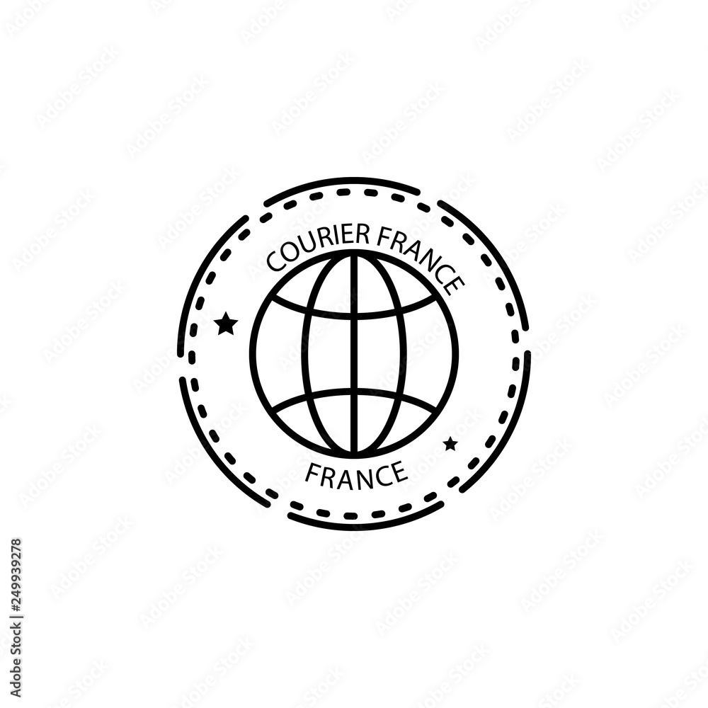 Passport stamp, visa, Courier France icon. Element of passport stamp for mobile concept and web apps icon. Thin line icon for website design and development Passport stamp, visa, Courier France icon. Element of passport stamp for mobile concept and web apps icon. Thin line icon for website design and development