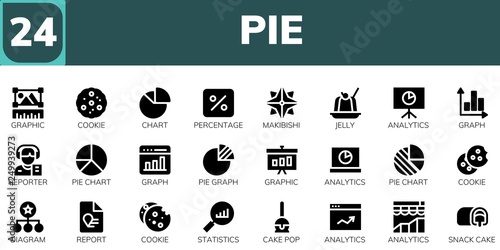 pie icon set