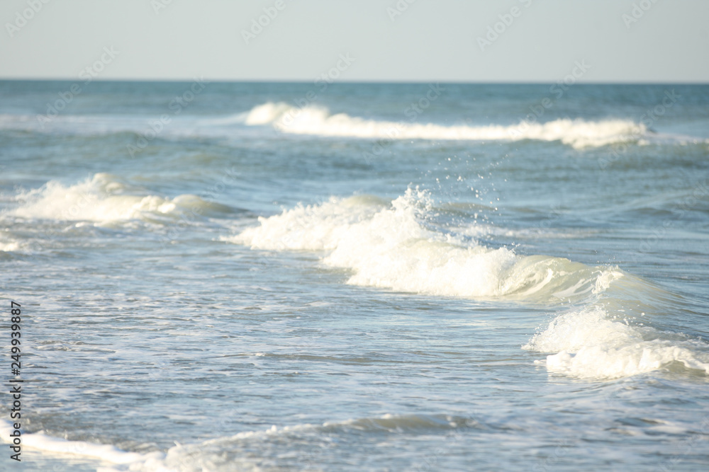 Fototapeta premium waves on the beach