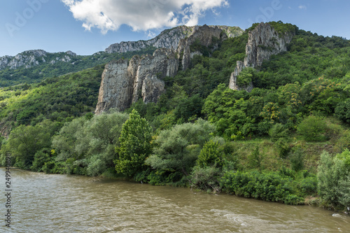 Ritlite - rock formations at Iskar River Gorge, Balkan Mountains, Bulgaria