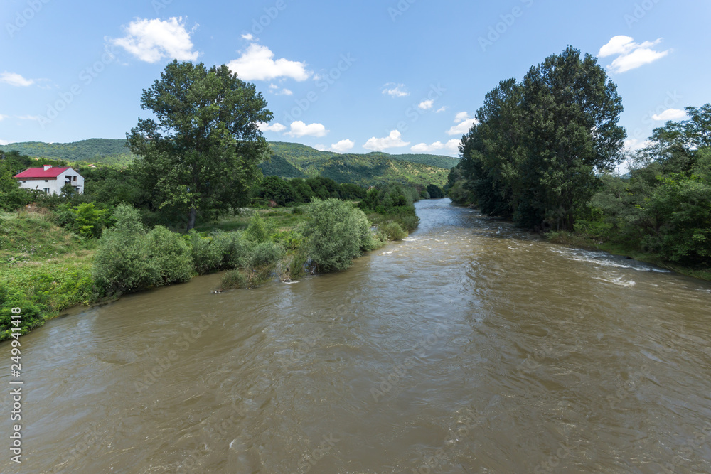 Fototapeta premium Amazing Landscape of Iskar River Gorge, Balkan Mountains, Bulgaria