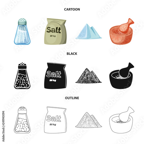 Vector illustration of cooking and sea sign. Collection of cooking and baking   vector icon for stock.