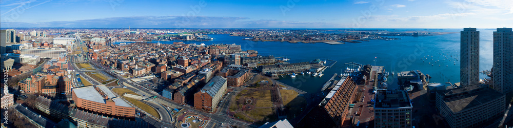 Boston Harbor Panorama