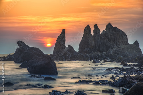 Sunset from arambol beach Goa