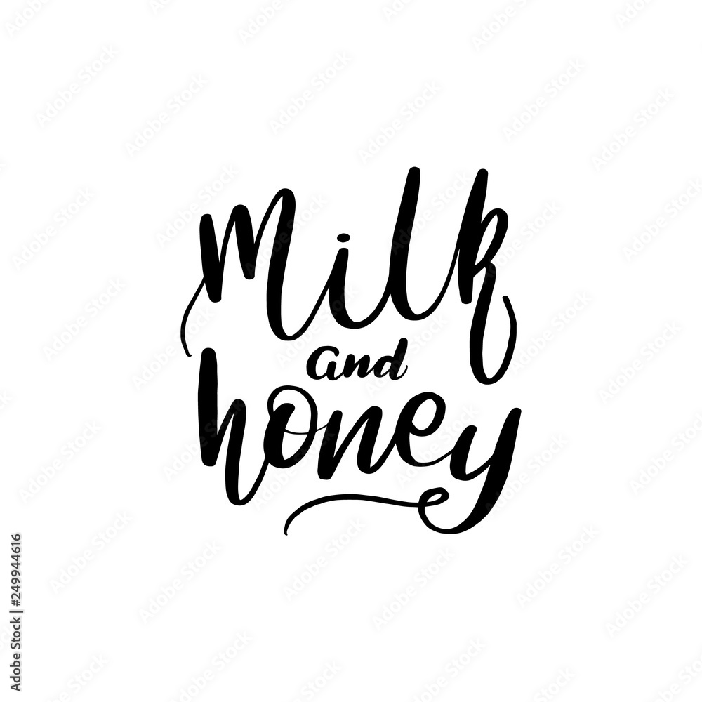 Obraz premium Inspirational handwritten brush lettering inscription