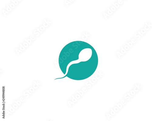 Fertility Sperm logo vector