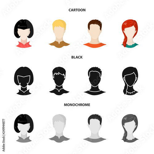 Vector illustration of professional and photo symbol. Collection of professional and profile vector icon for stock.