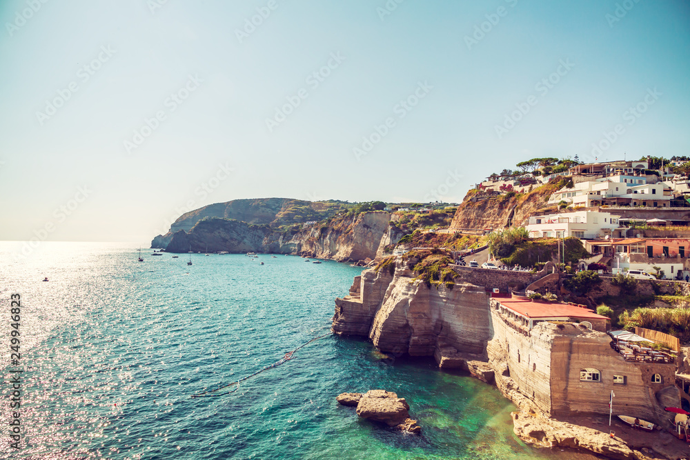 A view of Sant Angelo on island Ischia,Italy