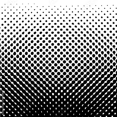 Pop art template, texture. Halftone Dot pattern. Monochrome. Vector illustration.