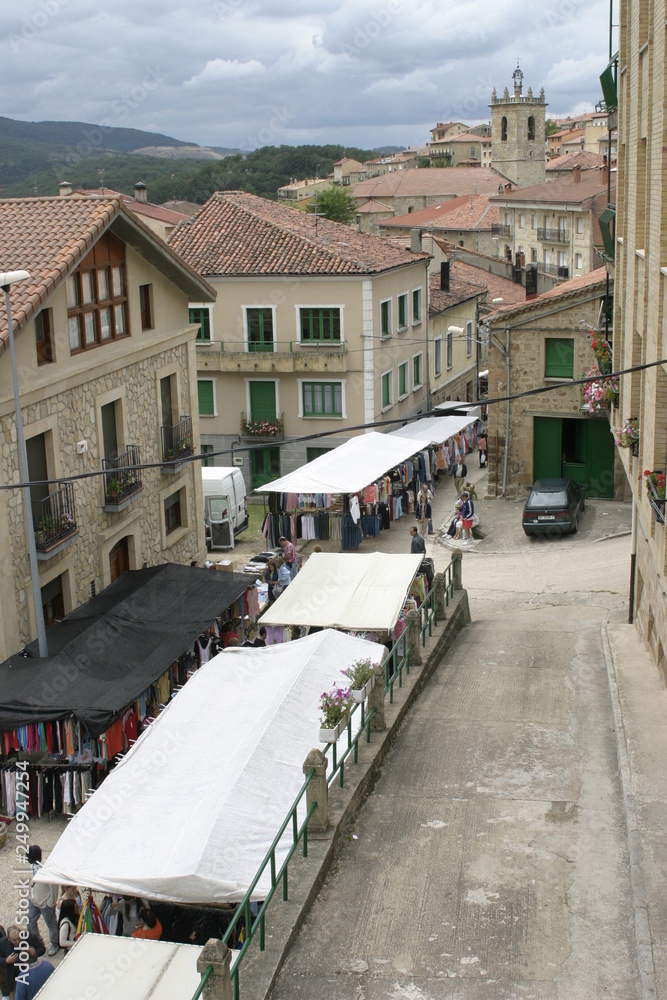 Obraz premium Village of Burgos. Castilla y Leon. Spain