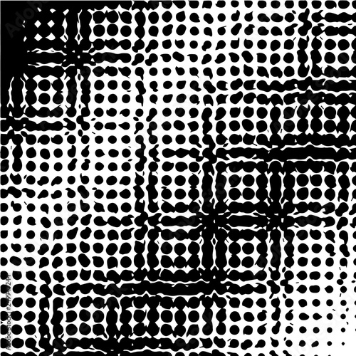 Pop art template, texture. Halftone Dot pattern. Monochrome. Vector illustration.